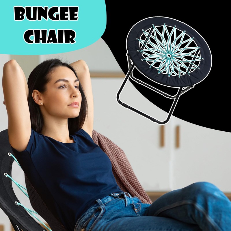 CAMP SOLUTIONS Ultimate Comfort Bungee Chair - Versatile Bunjo with