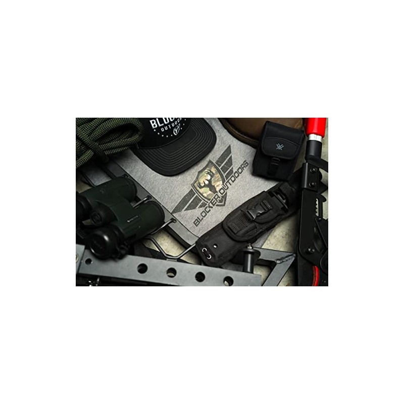 BLOCKER OUTDOORS Icon Logo Hat, Blaze Orange Snapback Cap