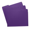 Purple File Folders, 1/3-Cut Tabs, Letter Size, 12-Pack – Durable