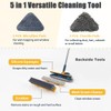 ShinyDew Wall Cleaner Mop with Long Handle, 5-in-1 Wall Cleaning