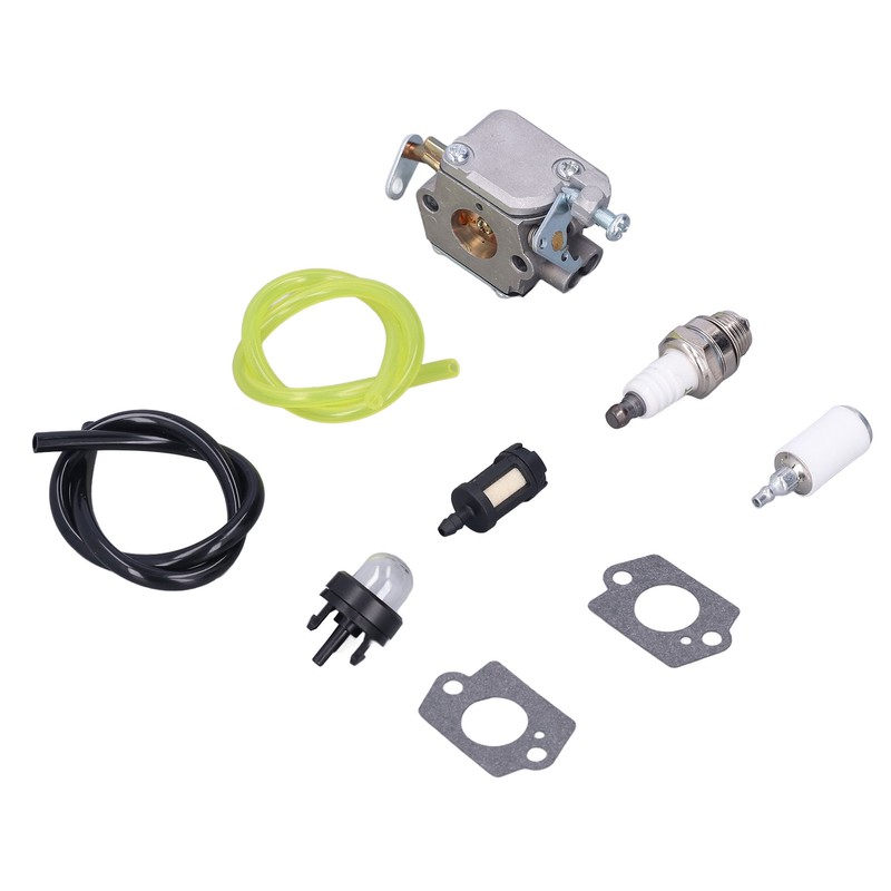Carburetor Spark Plug Tubing Kit for Homelite UT‑10781 UT‑10926 33cc