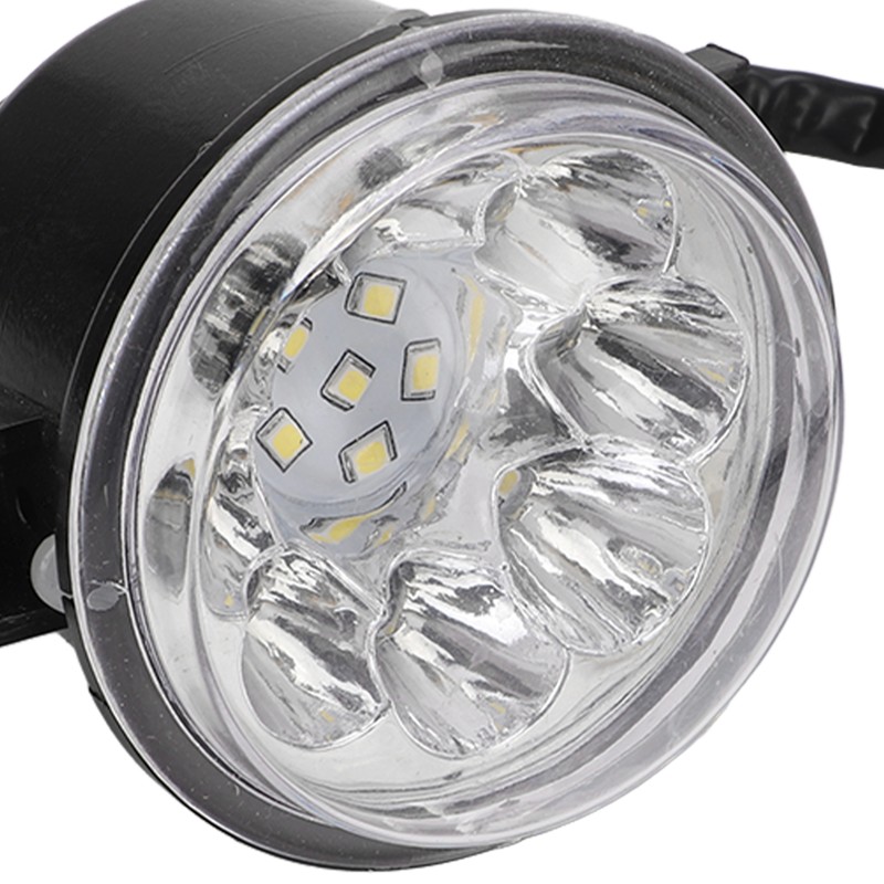 LED Front Headlight Lamp High Low Beam Mode 12V Universal