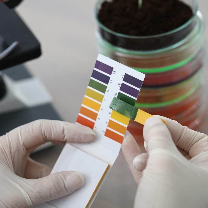 PATIKIL 2pcs PH Test Strips 5.4-7.0, 80 Indicator Papers, Litmus