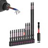 Geinxurn 13pcs 2” 3” 6” Impact #1#2#3 Square Screwdriver Bits
