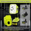 Taingwei 1250LM LED Flashlight Compatible with Ryobi 18v Battery,18W Work