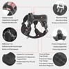 HEELE Dog Harness, Tactical Dog Harness with Molle Panel, Harness