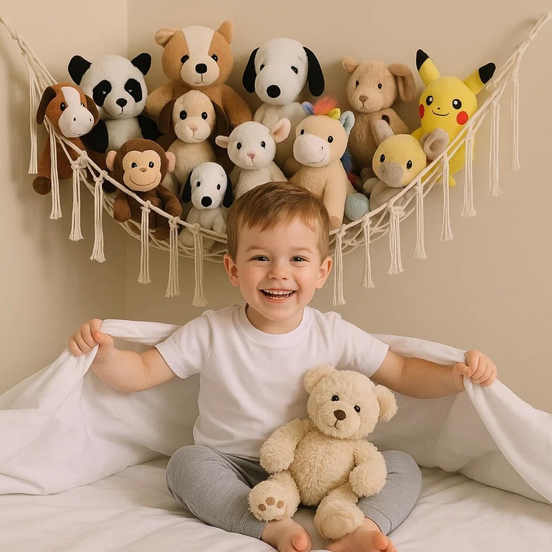 Teddy Hammock, Teddy Storage and Toy Hammock for Stuffed Animals,