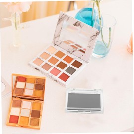 Outanaya 2pcs Magnetic Makeup Palette Durable AS Material Organizer for Eyeshadow Blush Highlighter Contour Portable Design for Easy Makeup Storage and Transport