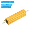 PATIKIL 100W 2.2 Ohm Aluminum Shell Resistor, 2 Pack Aluminum
