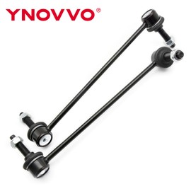 Ynovvo 2 piezas K8734 K8735 barra estabilizadora delantera barra estabilizadora izquierda y derecha kit de enlace de extremo de barra estabilizadora de repuesto para 1F1Z5K483AA 1F1Z5K483BA
