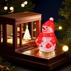 Gloworm YKL-1014, 21CM Acrylic Battery Box Snowman, 26 Warm White