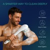 VOYOR Electric Silicone Body Scrubber, Back Scrubber for Shower, Waterproof