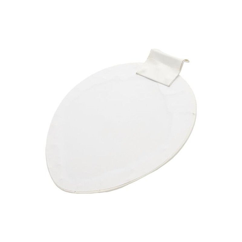 FindingKing White Leather Necklace Busts Slatwall Jewelry Display