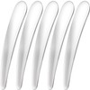 Mxxipp 5pcs Mini Metal Cosmetic Makeup Skincare Cream Spatulas Scoop,