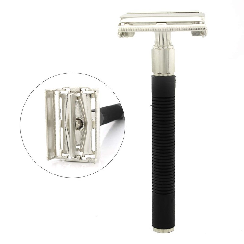 Professional Safety Razor Sharp Wet Razor with 2-sided Blade Head