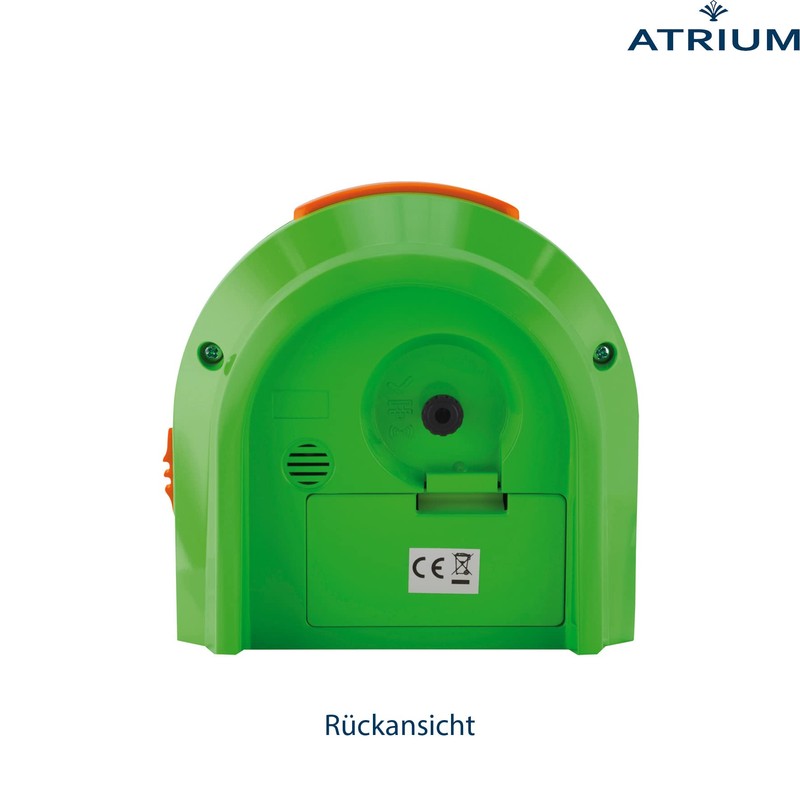 Atrium Kinder Wecker Analog Quarz ohne Ticken mit Licht und