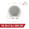 The ROP Shop | 20-Pack - Gray Cage Cups for