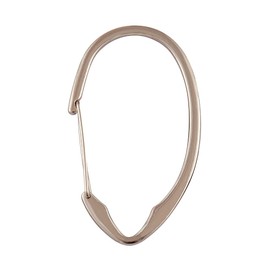 Utopia Alley Shower Hooks - Shower Curtain Rings for Bathroom - Rust Proof Shower Curtain Hooks for Shower Curtain or Liner - Set of 12, Brushed Nickel