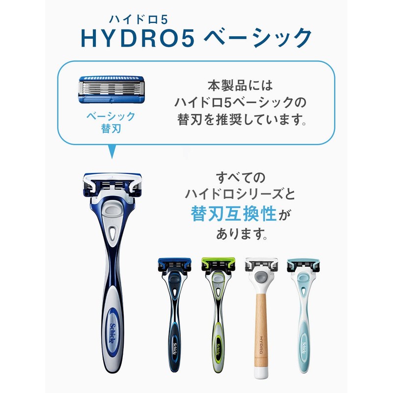 Chic Schick Hydro 5 Basic Replacement Blade (10 Pieces) Shaving