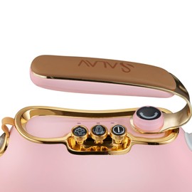 SALAV IS-900 2-in-1 Retro Handheld Garment Steamer and Iron, Ceramic Steam Plate, 1000 watts of Steam, Removes Wrikles on Clothes (Rose)