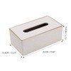 KINGFOM Tissue Box Cover PU Leather Rectangle Tissue Box Holder