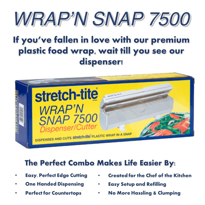 Stretch-Tite Premium Plastic Food Wrap, 500 Sq. Ft., 516.12-Ft. x