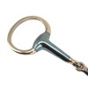125mm Equine Mouth Snaffle Stainless Steel Electroplated Ring Bit Jointed