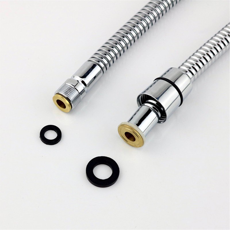 PHYXON Chrome Kitchen Faucet Spray Hose Replacement, 59-Inch EPDM Spray