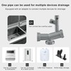QruiLanTu Garbage Disposal Drain Kit, Kitchen Sink P-Trap 1 1/2,