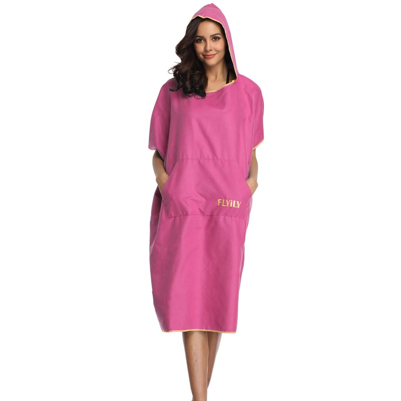 FLYILY Surf Poncho Mobile Changing Aid and Cuddly Bathrobe in