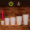 200 Paper Coffee Cups 65ml Red Forest Eco Friendly Biodegradable