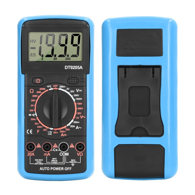 Smart Digital Multimeter LCD Display Multifunctional Circuit Detection Meter for