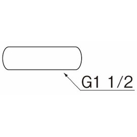 SANEI H84-32S-38 Toilet Parts Bag Nut Set for Low Tank Siphon Pipe Diameter 1.5 inches (38 mm)