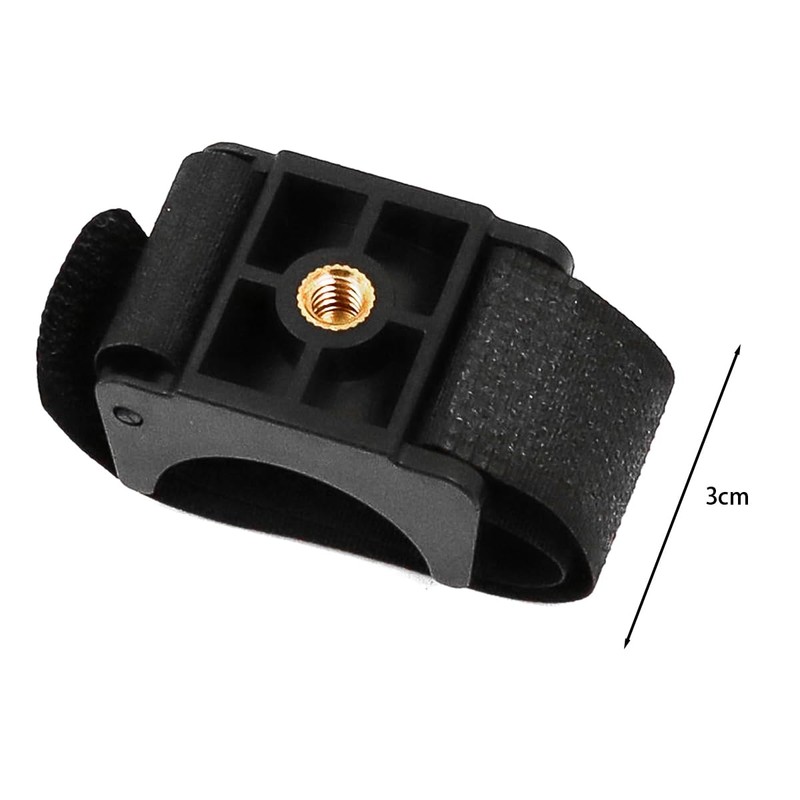 Sarini Flashlight Mount Clip Adjustable Multifunctional Easy-to-Install Grip Stand Tripod