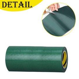 Kit de reparación de parches de piscina de 8 x 394 pulgadas, kit de parches de seguridad para piscina cortable, kit de reparación de cubierta de piscina, parche de reparación de cubierta de piscina