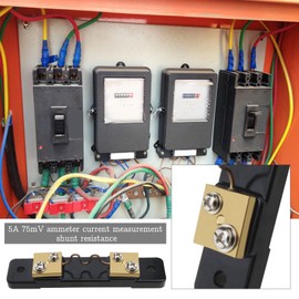 5A 75mV Ammeter Current Measurement Shunt Resistor for Current Limiting and Current Sharing Circuits Automatic Control Electronic Machines