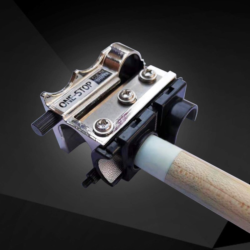 Collapsar Upgrade One-Stop Billiard Pool Cue Tip Shaper All in