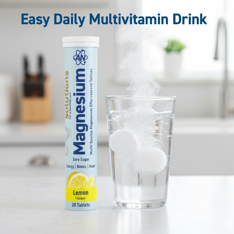Applied Nutrition Solutions Magnesium Effervescent Tablets - 300mg Magnesium per