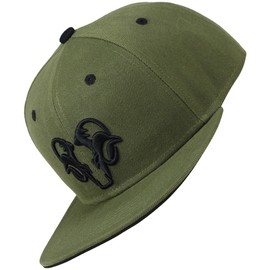 Bexxwell Snapback Cap Green with 3D Embroidery in Black (Perfect Fit, Cap, Green, Black, 3D Embroidery, Unisex), Green