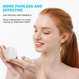 Jinfanshurich Hair Removal, Crystal Epilator Gentle & Pain Free - Hair Remover with Exfoliating for Legs/Arms/Face, Reusable for Women & Men, Razor-Free for Silky Smooth Skin