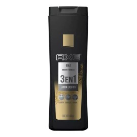 Axe Jabón Líquido Corporal Axe Gold 3 En 1 - 400ml
