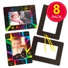 Baker Ross EF409 Scratch Art, assorted colours
