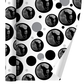 GRAPHICS & MORE Wolf Howling Moon Silhouette Gift Wrap Wrapping Paper Roll