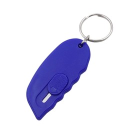 Mini Shrink Paper Box Opener Letter Cutter Mini Safety Blade Box Opener, blue