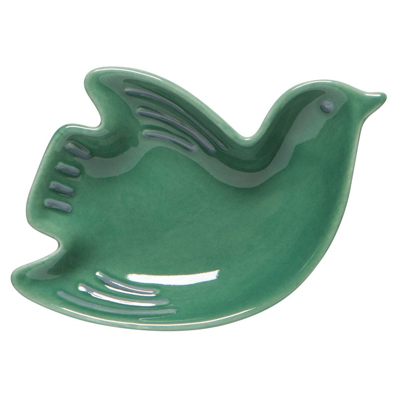 Now Designs Bird Shaped Ceramic Pinch Bowl Set, Soy Sauce