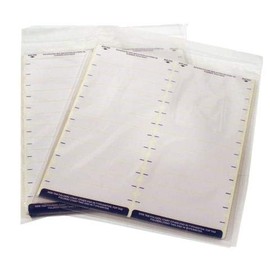 Chart Divider Tab Inserts Blank White 1-1/4” x 1/2” Doctor Stuff 504/Pack for Medical Records HR Folders Compliance Charting