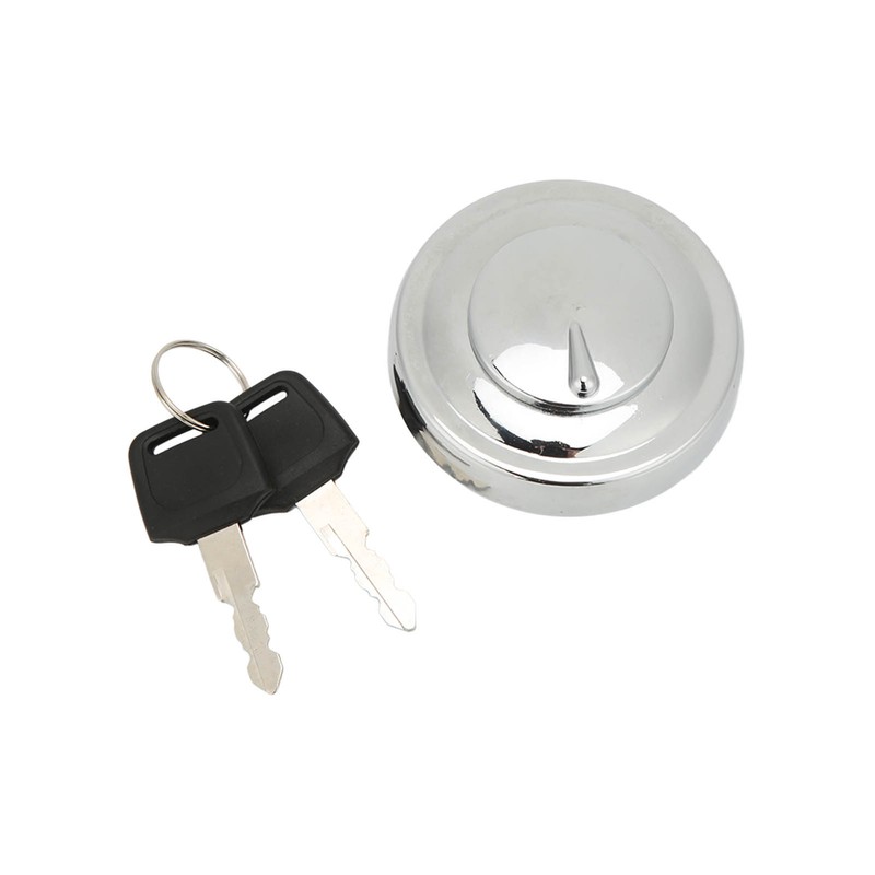 Motorcycle Fuel Tank Lock Cap with 2 Keys Aluminum Rustproof