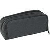 EBERHARD FABER 577406 Pencil Case with 3 Compartments in Anthracite/Black,