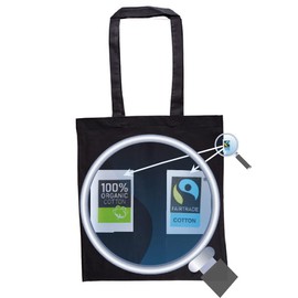 clothinx Midsomer Inspector - Welcome to Midsomer - Highest crime rate in England - Population Unsteady - The Home of the Inspector Fabric Bag, black