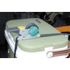 Wolfcraft 3271000 Ratschen-Bandspanner mit Haken und Bandaufwicklung (Spannkraft 80 kg)